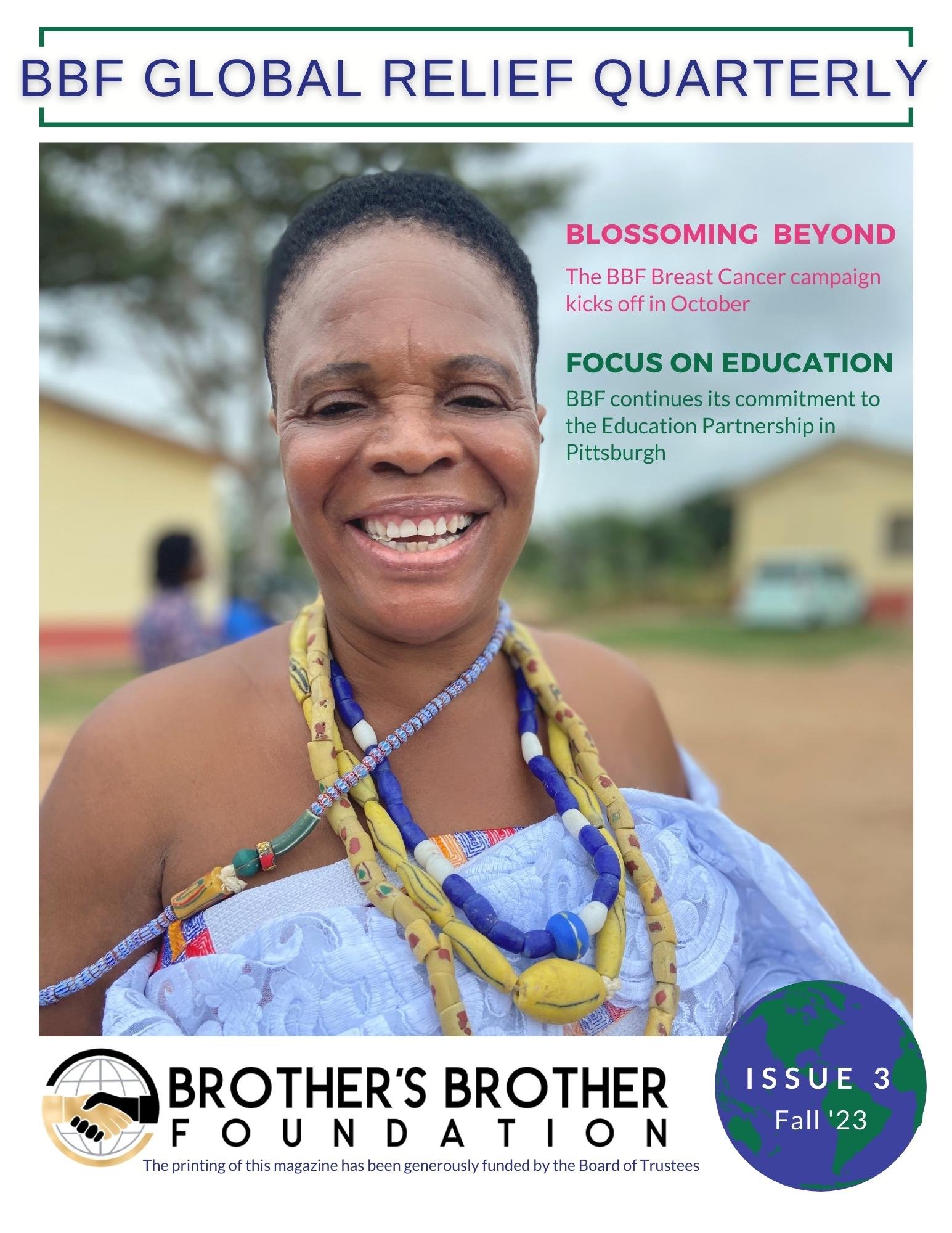 Cover Image BBF Global Relief Quarterly Fall 2023