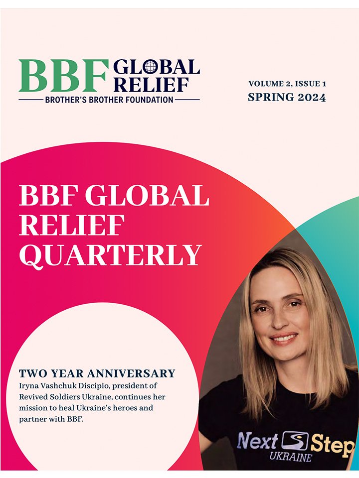 BBF Spring 2024 Global Relief Magazine Cover