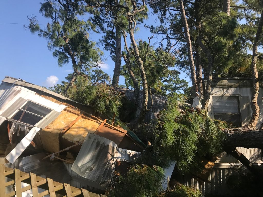 Stock photo of tornado damage in Mississippi
